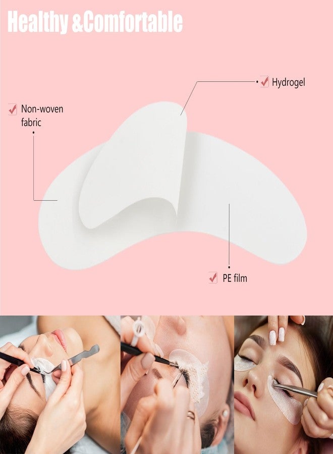 MyAoKuE-UP 100 Pair Under Eye Pads Eyelash Extensions Patches Lash Extension Lint Free Under Hydrogel Eye Mask Pads Beauty Tools - Image 5